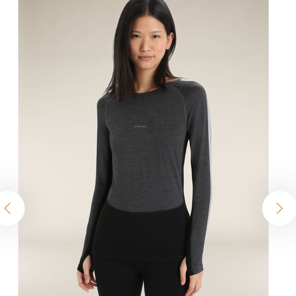 Icebreaker Women's 200 ZoneKnit™ Long Sleeve Crewe Thermal Top